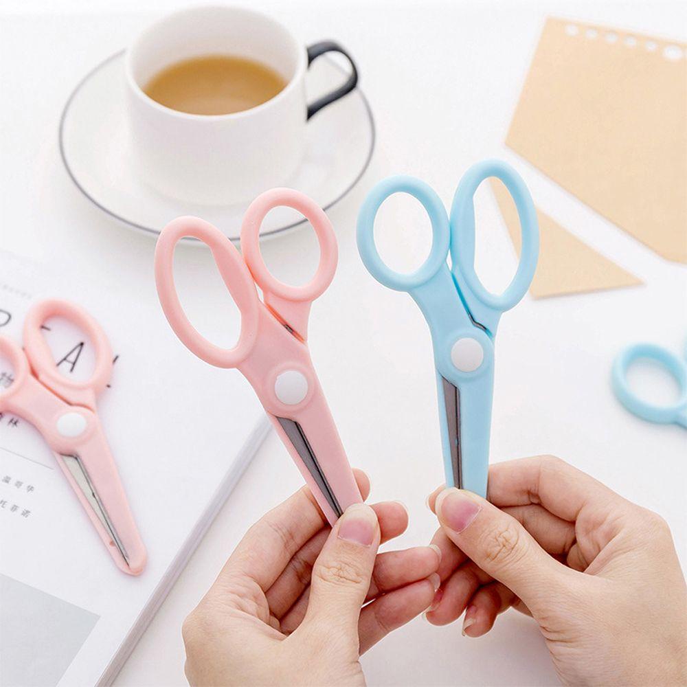 Kéo Cắt Bằng Nhựa Đầu Tròn Đa Năng An Toàn Cho Bé