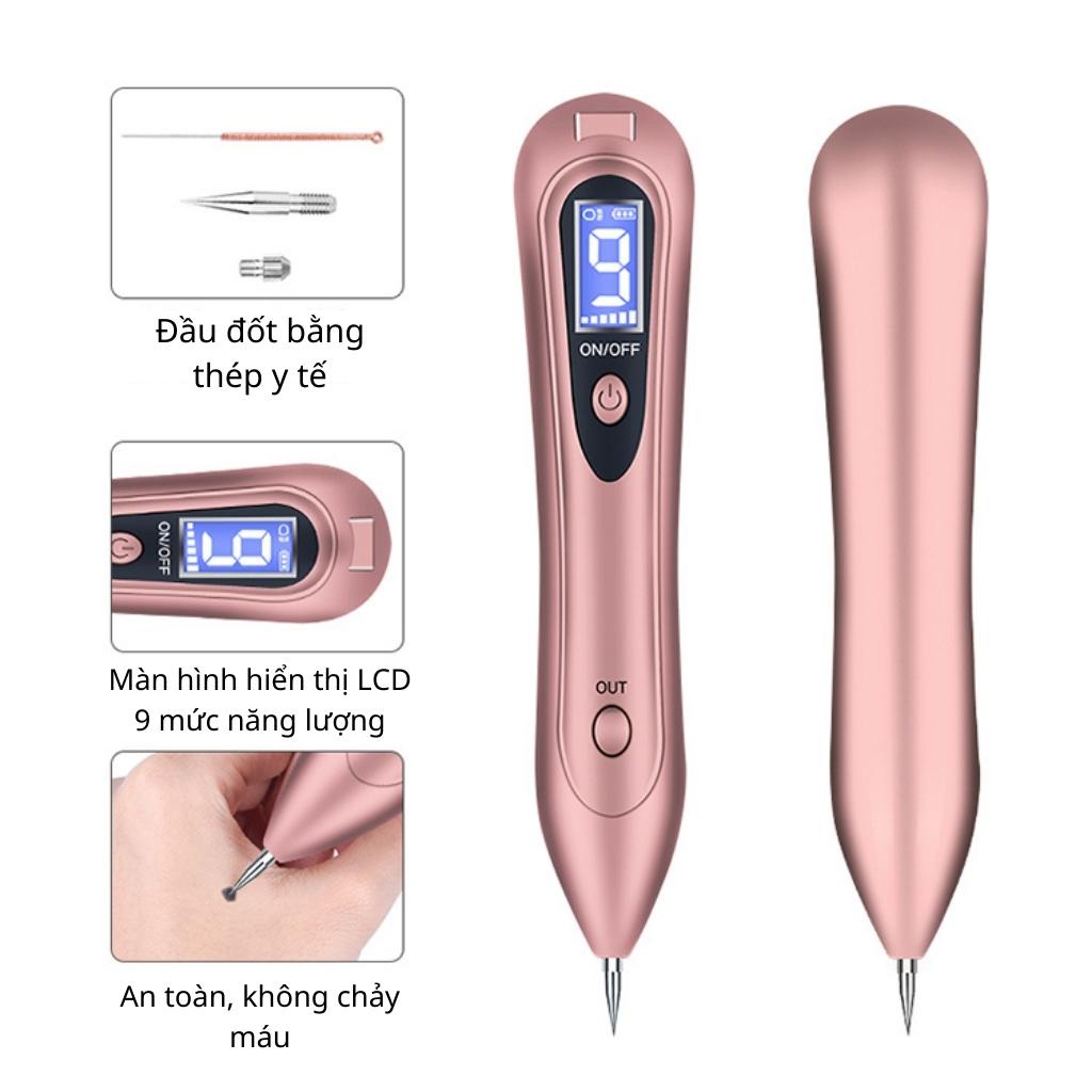 Máy đốt nốt ruồi, đốt mụn thịt, tàn nhang cầm tay mini BẢN MỚI NHẤT tẩy nốt ruồi mạnh - Dinh Dinh máy làm đẹp