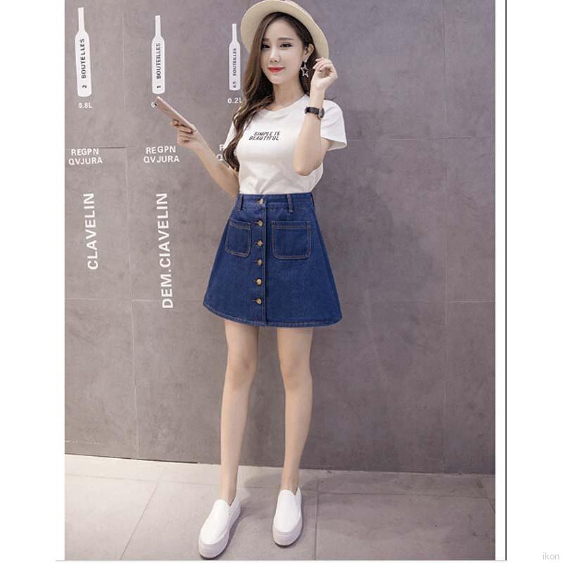 Chân váy jean ngắn thời trang quyến rũ cho nữ