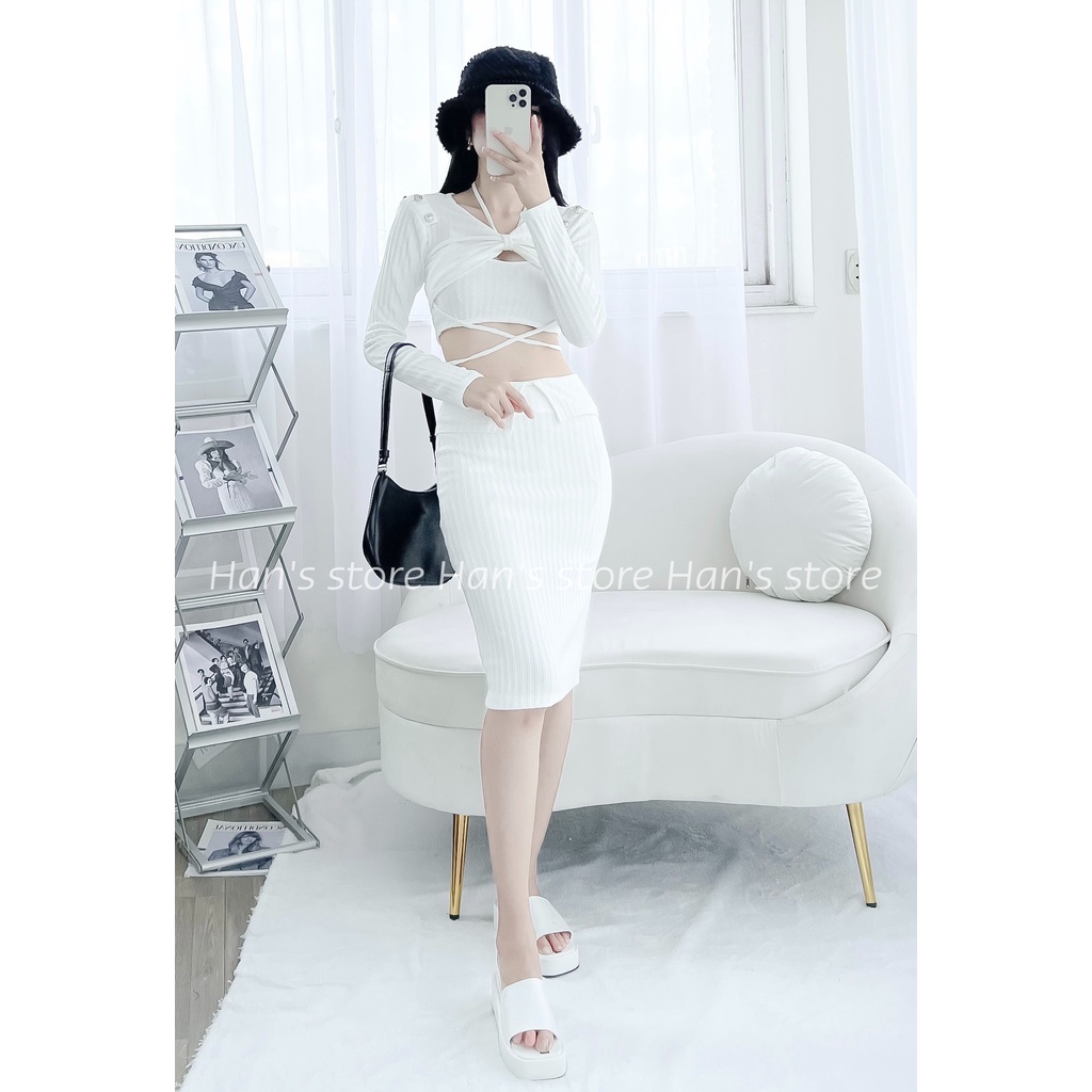 BỘ LEN DỆT KIM CAO CẤP TẶNG KÈM ÁO DÂY (ẢNH THẬT 100%)