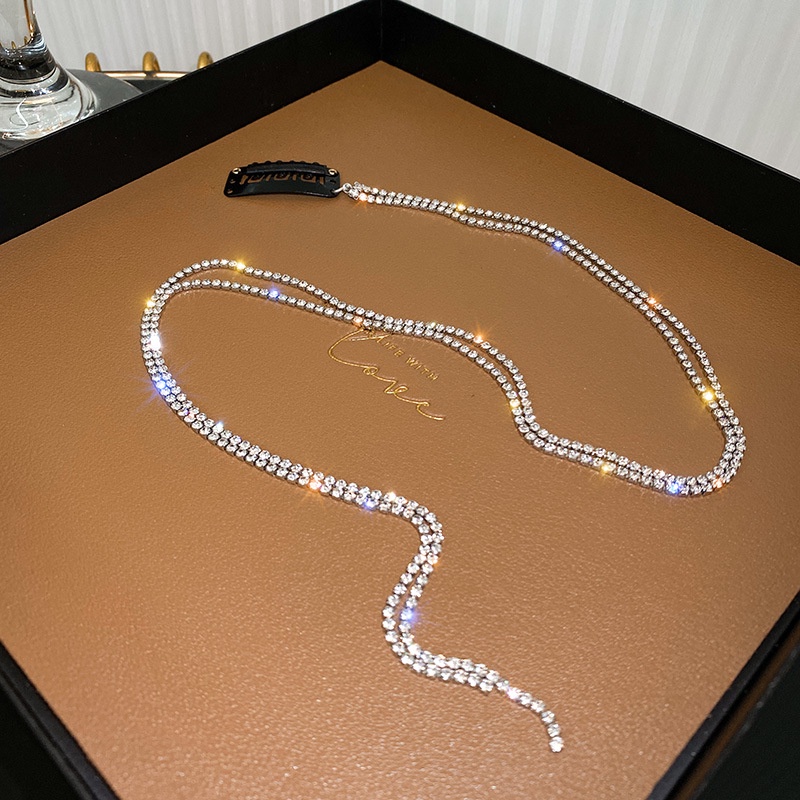 Kẹp Tóc Đính Đá Phối Tua Rua Thời Trang Chất Lượng Cao