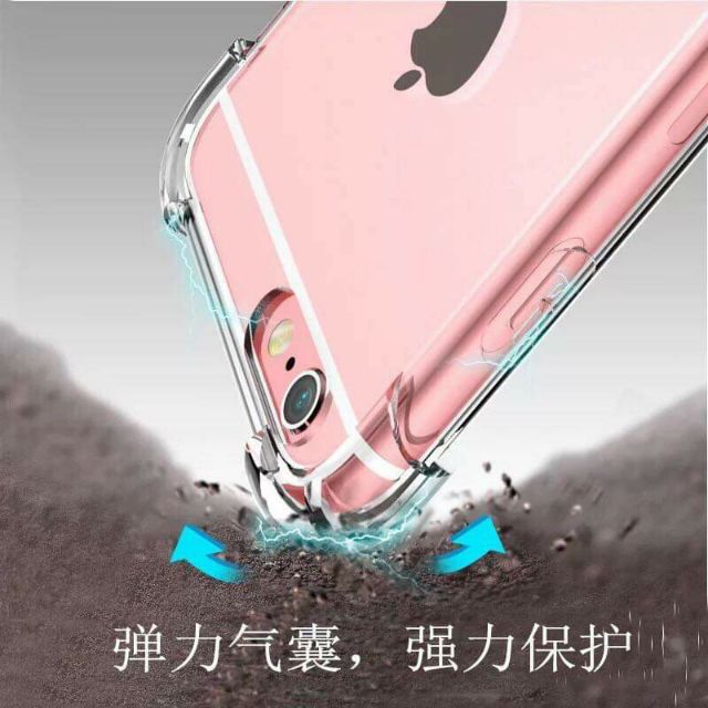 < Giá Sỉ > Ốp lưng silicon trong suốt chống sốc cho iPhone 5 đến iPhone X