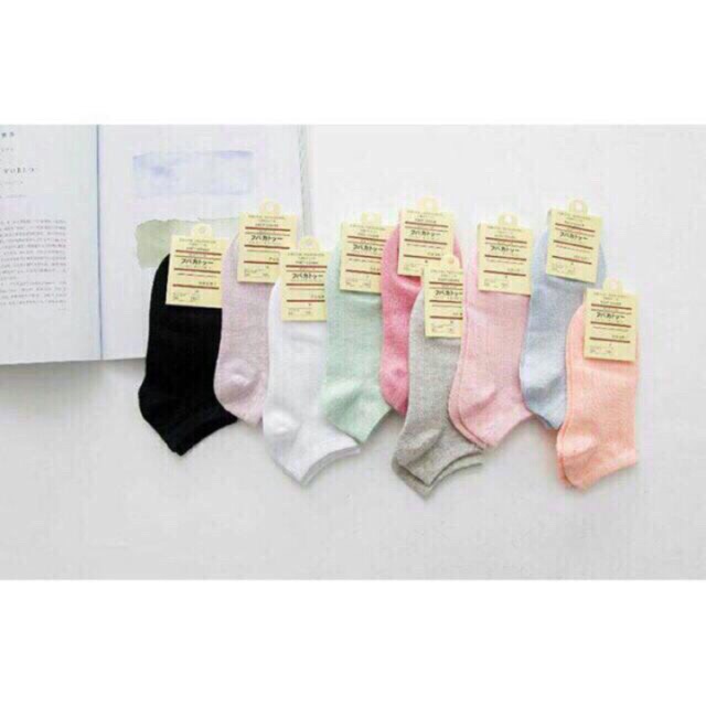 Combo 10 Đôi Tất Unisex Xuất Khẩu