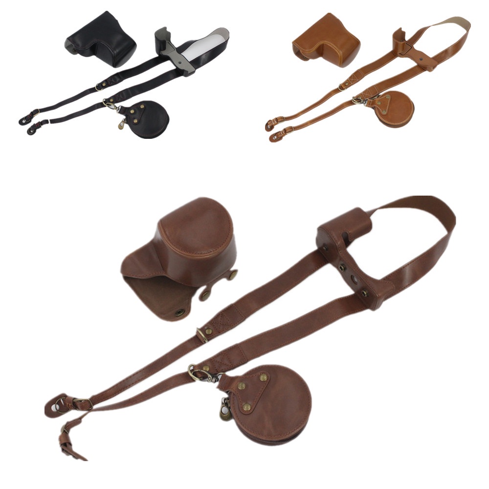 Bộ Đế Bọc Bằng Da Pu + Màng Lọc Ống Kính Máy Ảnh Sony ZV-E10 ZVE10 PZ 16-50mm f/3.5-5.6 Os Lens SELP1650