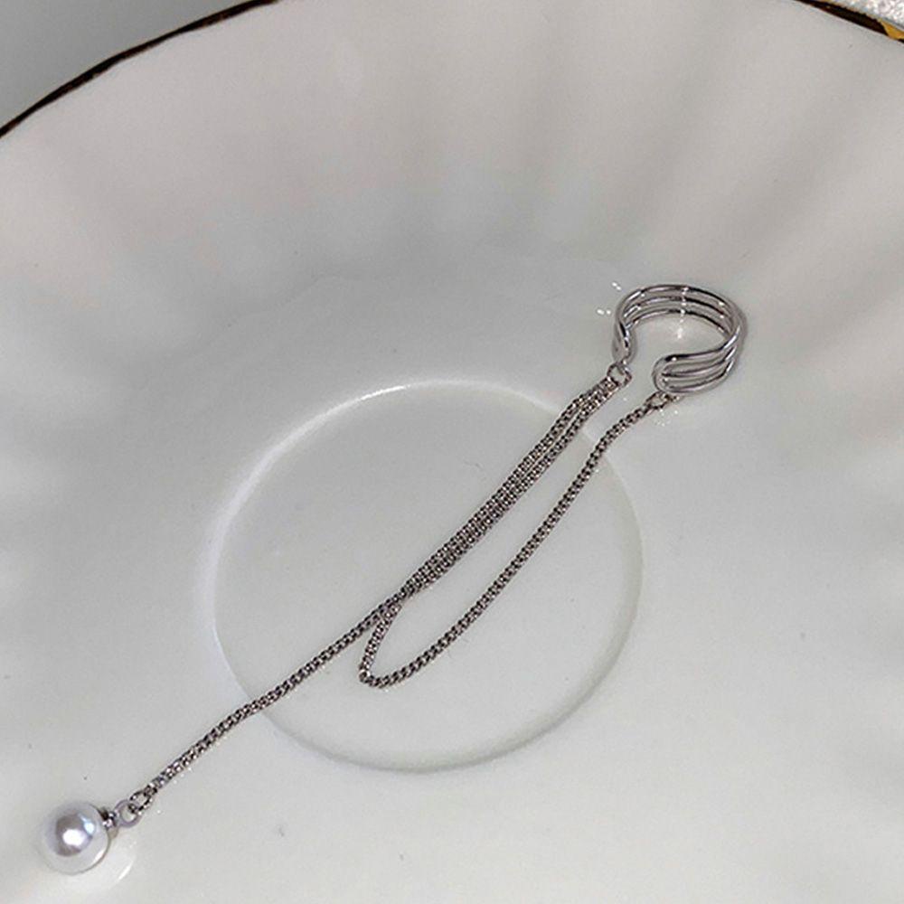 Khuyên Kẹp Vành Tai Dáng Dài Không Cần Xỏ Lỗ