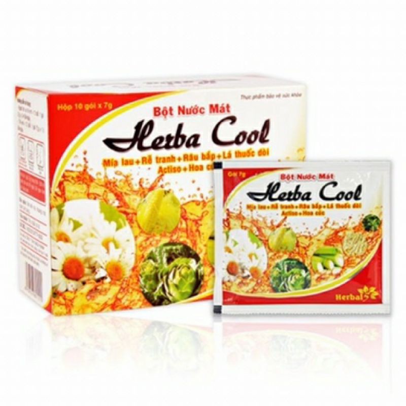 Bột Nước Mát Herba Cool ⚡ CAM KẾT CHẤT LƯỢNG ⚡  Giải nhiệt-làm mát cơ thể