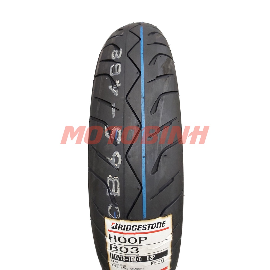 Lốp/vỏ xe 110/70-16 B03 TL Bridgestone dành cho xe SH 300I, SH 350I