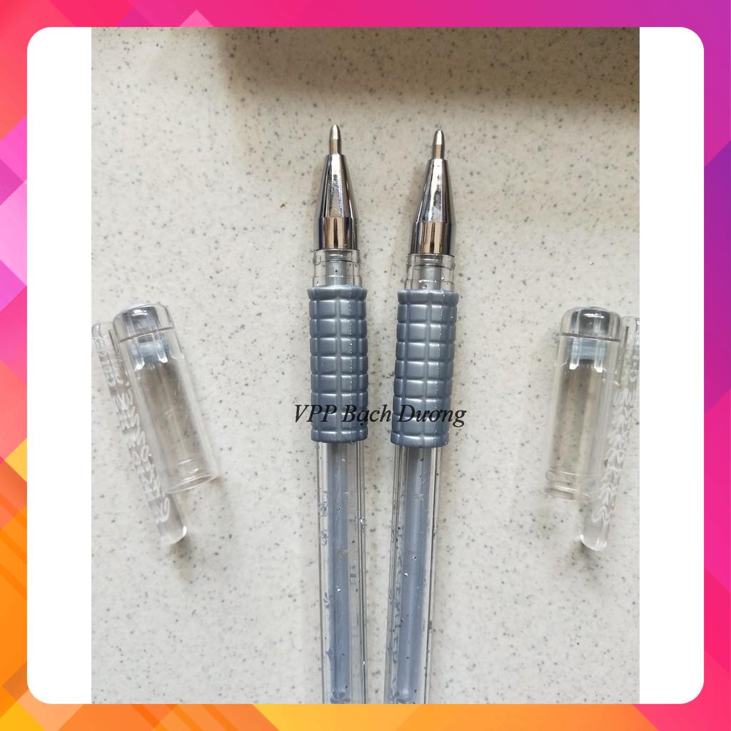 Bút nhũ bạc - 12 cây - Viết nhũ bạc - Bút ghi thiệp - Viết ghi thiệp - Bút màu bạc - Viết màu bạc