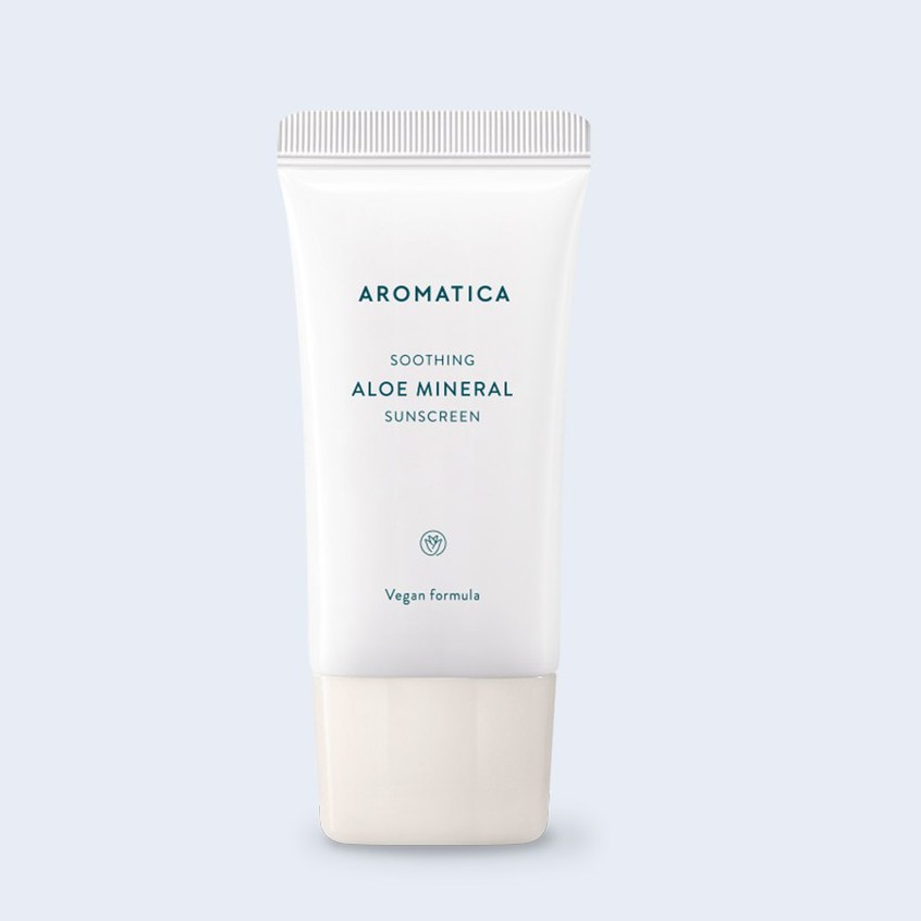 Kem chống nắng chiết xuất Lô Hội hữu cơ Aromatica Aloe Mineral Sun Cream SPF 50 PA ++++50gr