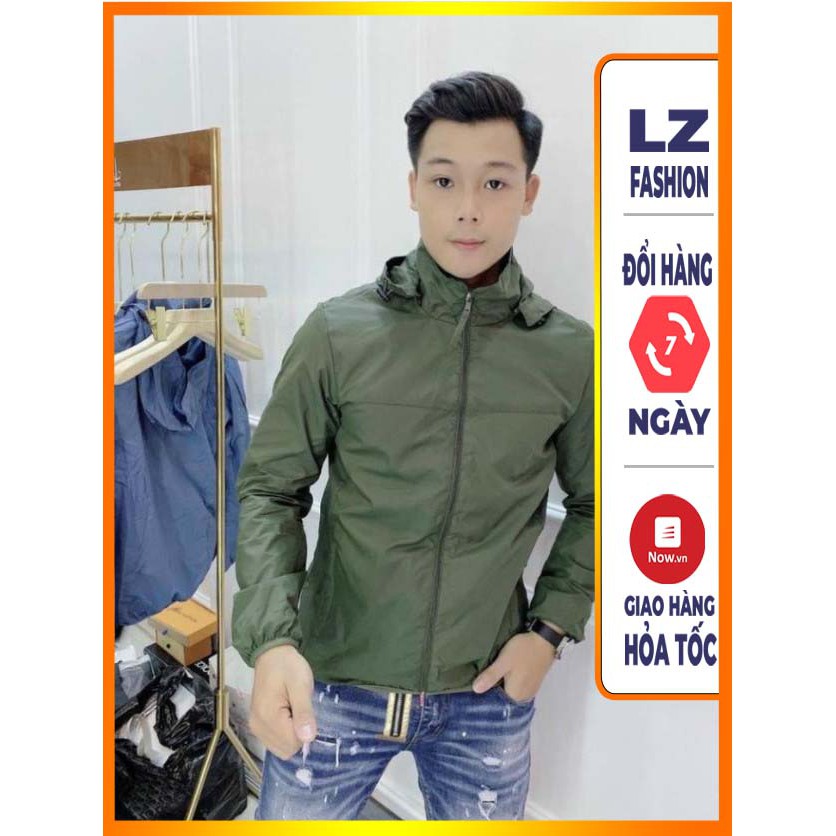 Áo Khoác Nam, Áo Gió Chống Nắng Mưa, 2 Lớp Chất Dù Phong Cách Kèm Túi Đựng - LZ FASHION - HN005