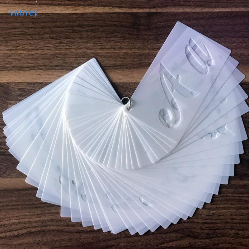 Set 40 Khuôn Vẽ Hình Chữ Cái Tiếng Anh Thú Vị
