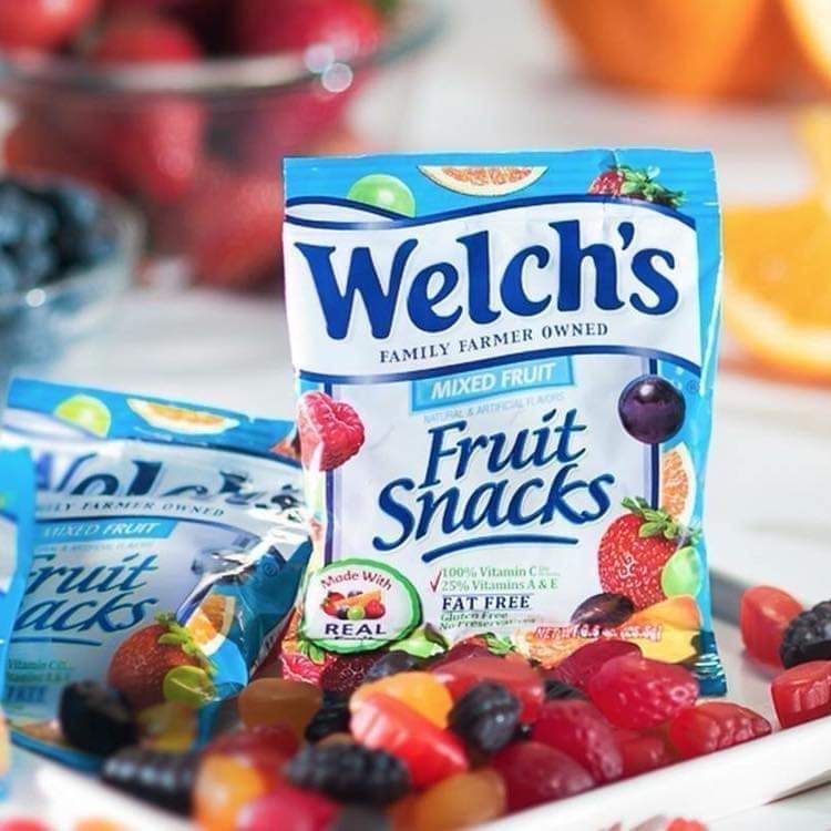 Combo kẹo dẻo trái cây Welch'S Fruit Snacks