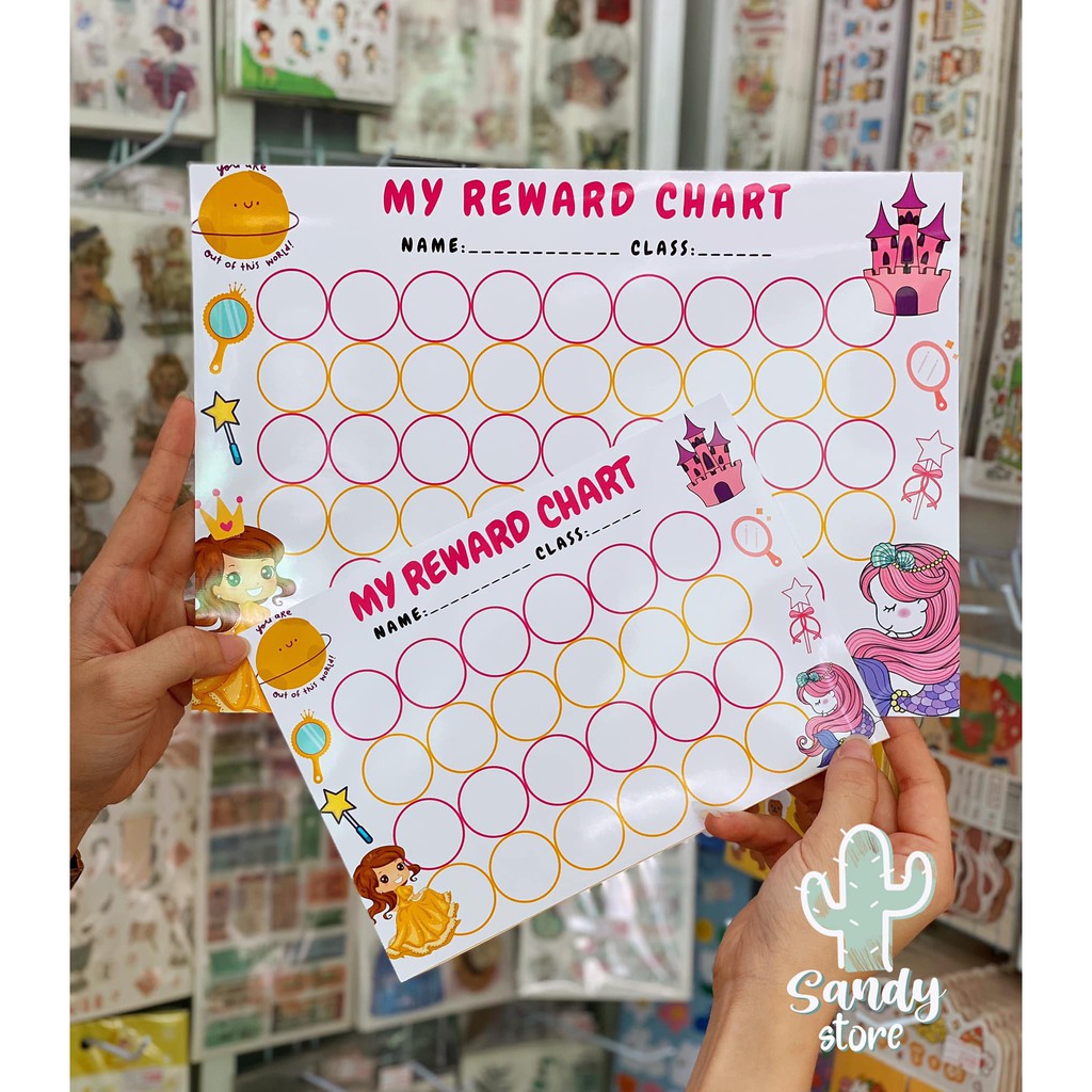 PHIẾU TÍCH ĐIỂM STICKER - REWARD CHART