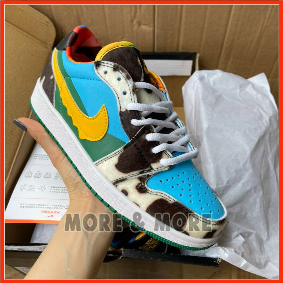 [More&More] Giày thể thao Jordan 1 Low Bò Sữa Phối Màu Cực Đẹp