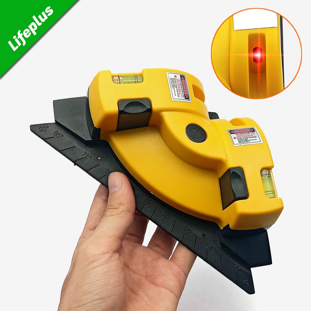 Thước ke góc vuông - máy đo góc vuông laser đỏ có ni vô