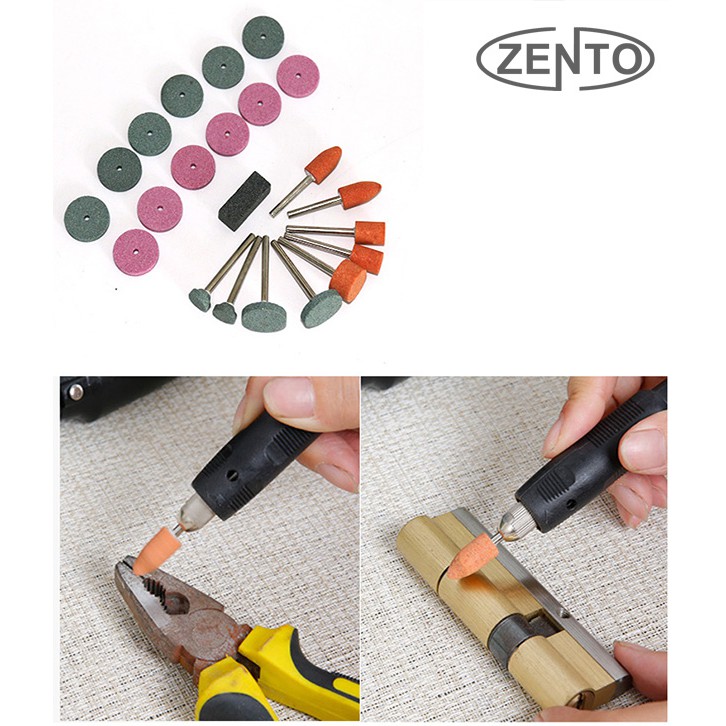 Máy khoan, mài, khắc mini đa năng 252 chi tiết Zento JS10B