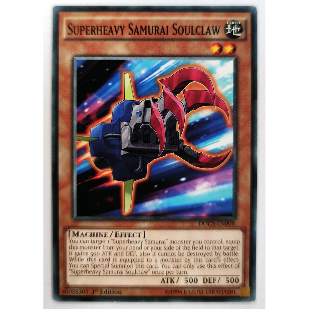 [Thẻ Yugioh] Superheavy Samurai Soulclaw |EN| Common (ARC-V)