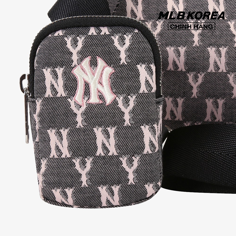 [Mã WABRMLB giảm 12% đơn 500K] MLB - Túi đeo chéo Jacquard Monogram Hip Sack 32BGCA011-50L