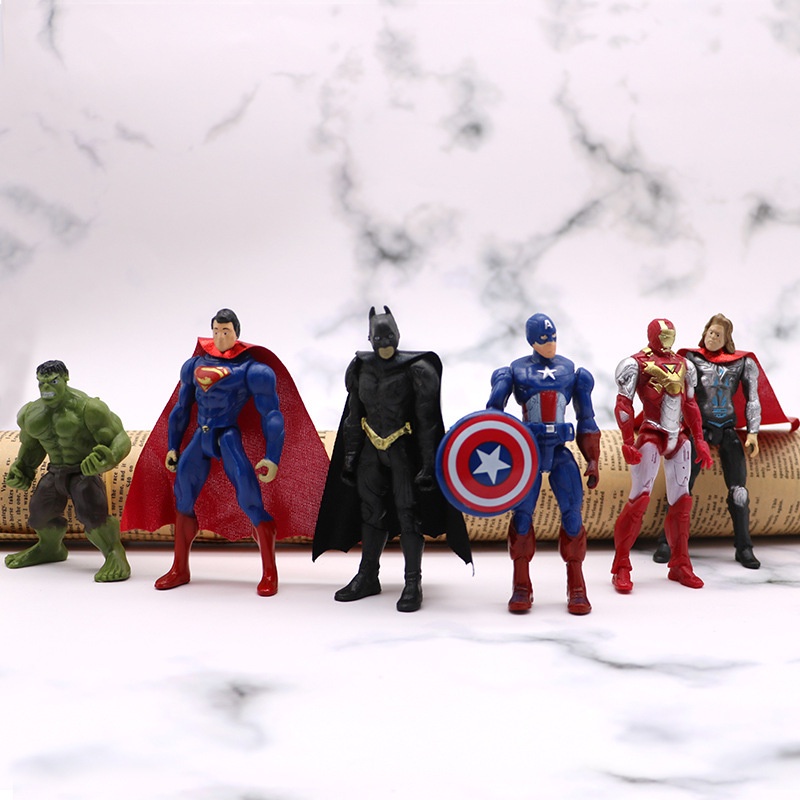 Mô hình đồ chơi GOROCK nhân vật siêu anh hùng Marvel cho trẻ em