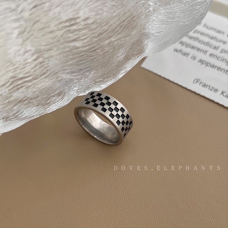 Nhẫn Bản Rộng 19A1275 Thời Trang Mới Cho Nam Và Nữ