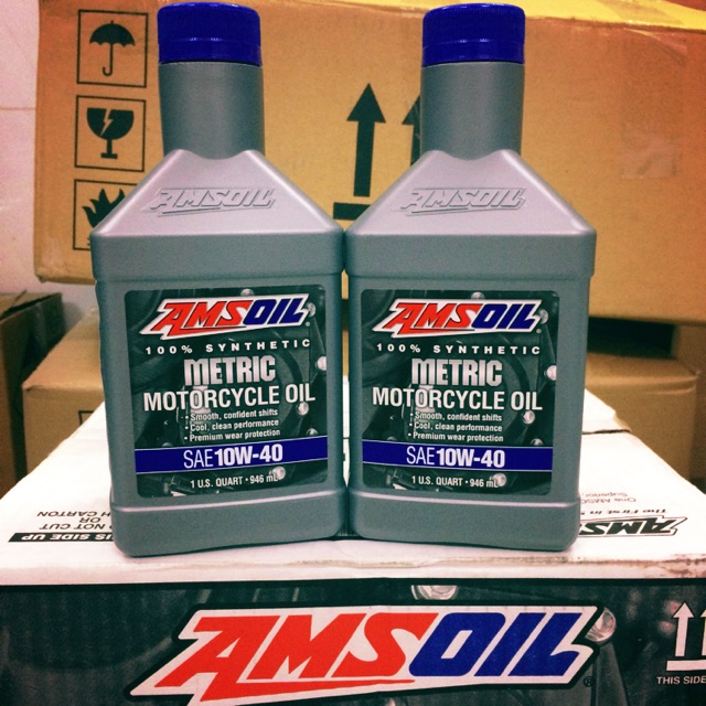 Dầu Nhớt Amsoil Metric 10W-40 100% Synthetic 946ml + Combo 1lit1/1lit2/1lit3/1lit4