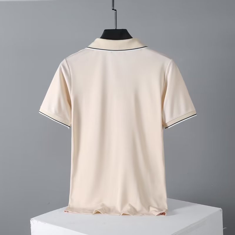 Áo Thun polo Tay Ngắn Dáng Rộng In Chữ Thoải Mái Thời Trang Phong Cách Hàn Quốc Cho Nam Size M-3XL