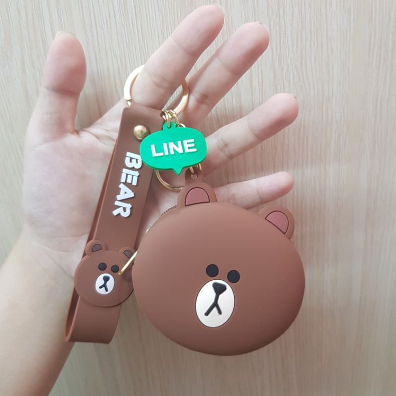 Móc khóa ví silicon