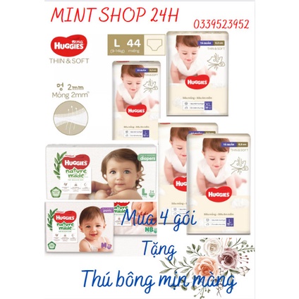 Tã quần Huggies Thin & Soft/huggies skincare size L44/XXL28/M42+8/L38+6/L68+8/M74+8/xl60+8/xxl54+8
