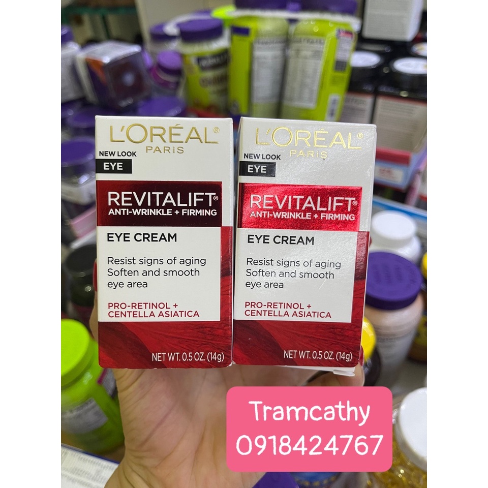 loreal revitalift kem dưỡng mắt chống lão hóa mắt