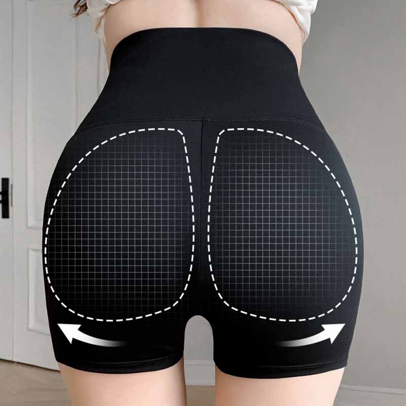 Quần lót CUTEBYTE cạp cao định hình liền mạch mặc tập yoga ra ngoài an toàn