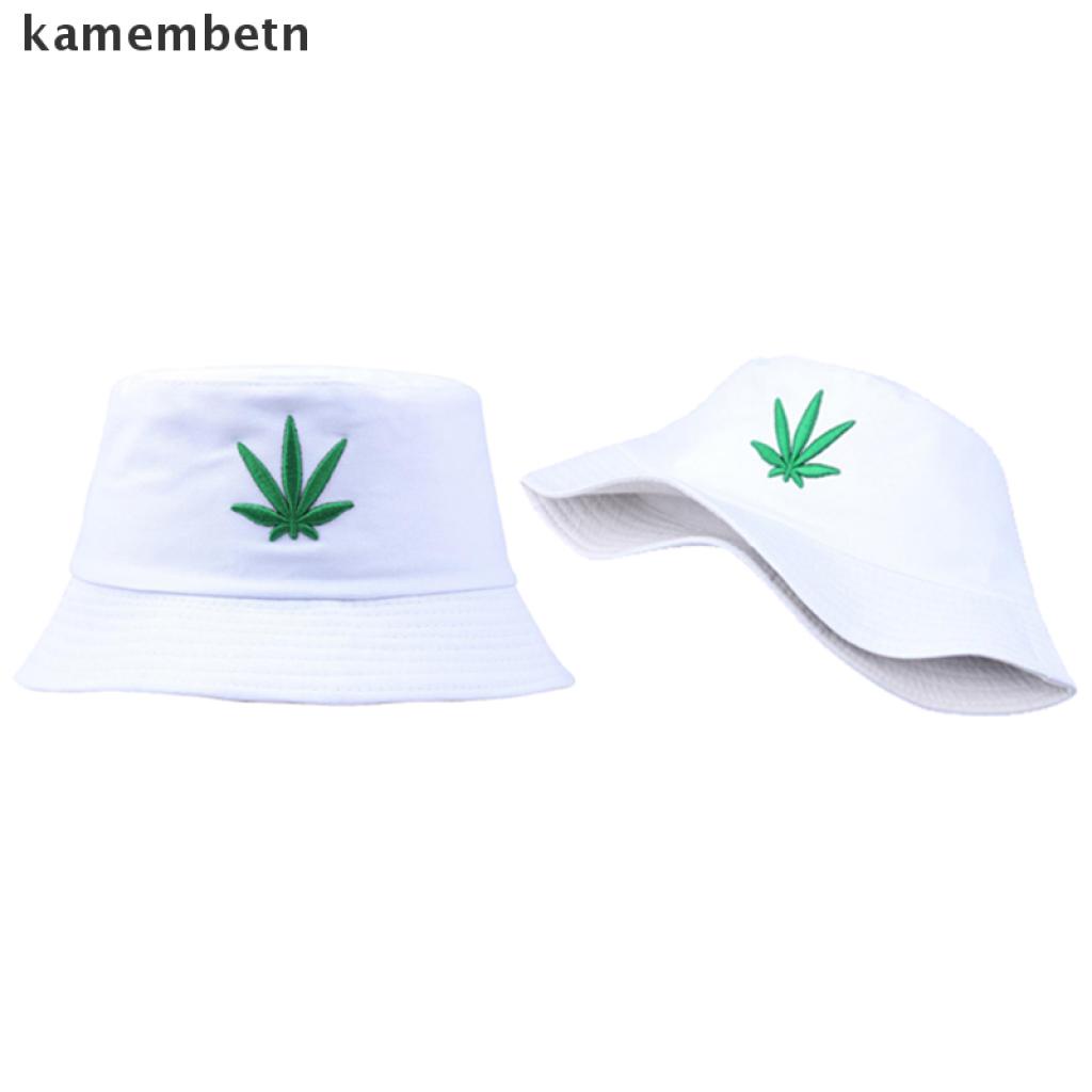 Mũ Bucket Vải Cotton Thêu Họa Tiết Lá Phong Phong Cách Hip Hop Cho Nam Và Nữ | BigBuy360 - bigbuy360.vn