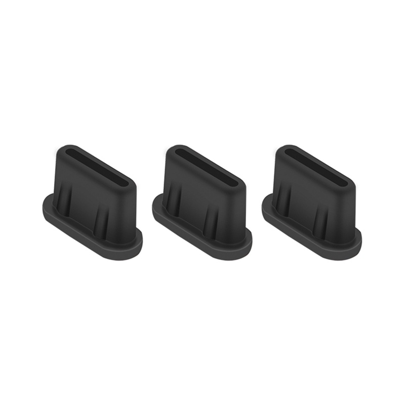 Bộ 3 Nắp Silicone Đậy Cổng Sạc USB Type C Chống Bụi Cho Mini 3 Pro
