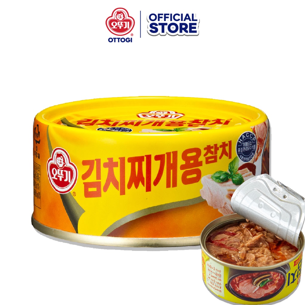 Cá ngừ hộp nấu canh kimchi Ottogi 150g