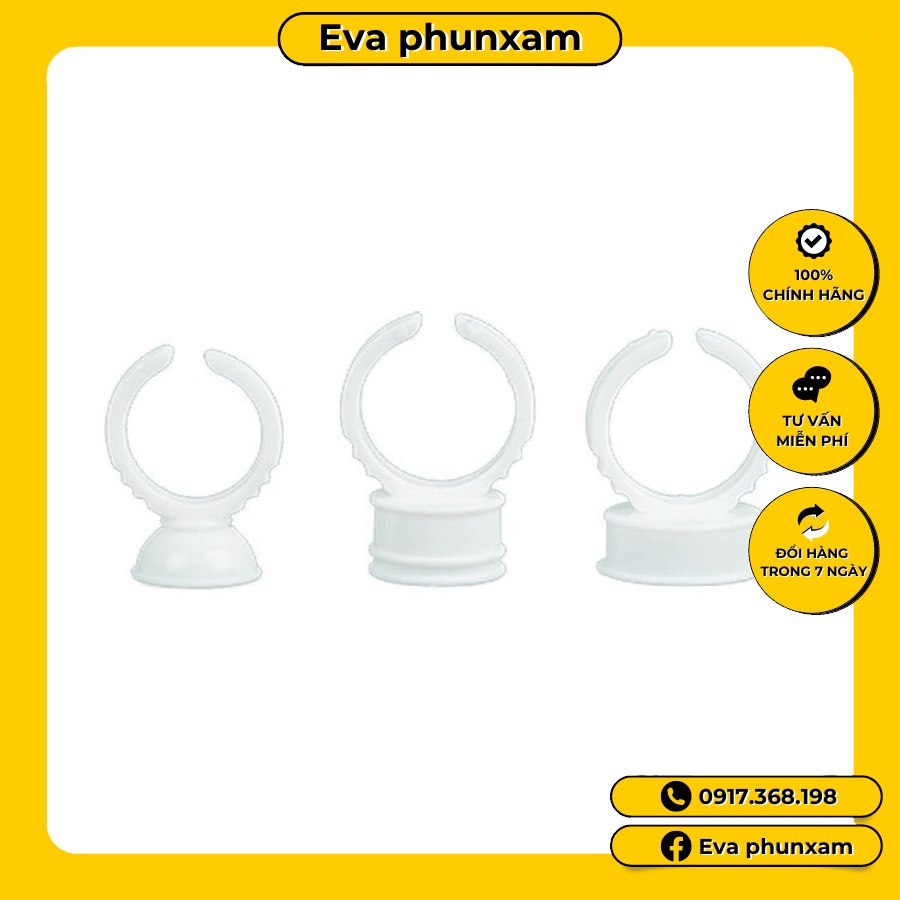 Nhẫn nhựa phun xăm-nối mi (gói~100c)