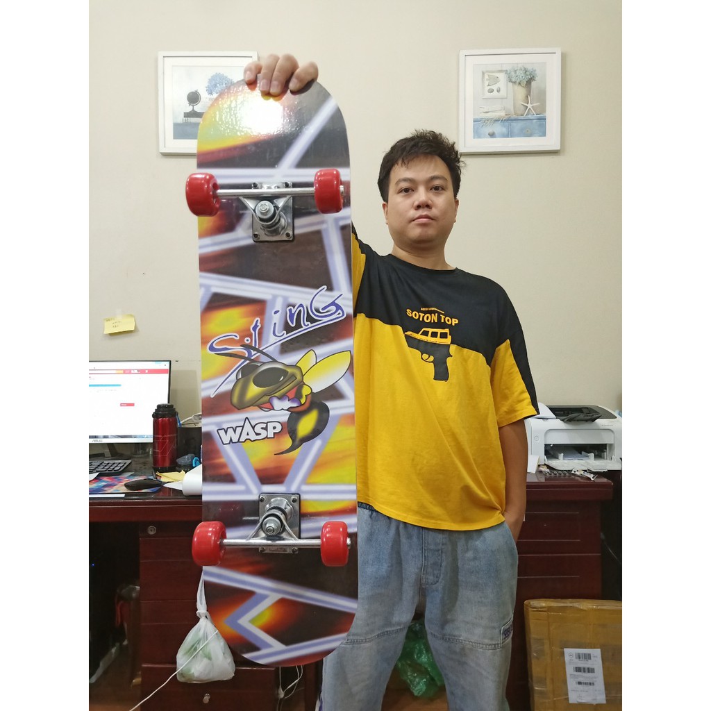 Ván Trượt Skateboard Thể Thao Gỗ Phong Ép 7 Lớp