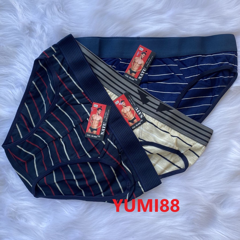 Bộ 3 Quần Lót Nam Vải Cotton 4 Chiều Co Giãn Thoải Mái Vừa Vặn Ôm Khít Body