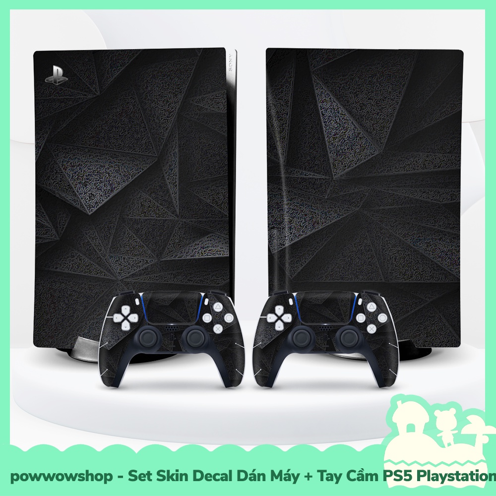 [Sẵn VN - Hỏa Tốc] 16 Mẫu Skin Decal Dán Trang Trí DIY Cho Tay Cầm &amp; Máy Game Playstation 5 Bản Đĩa Abstract Land Style