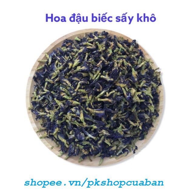 Trà Hoa Đậu Biếc ❤️FREESHIP❤️ Sấy Khô Nguyên Bông / Trà Hoa Đậu Biếc 100G Hảo Hạng [100% Tự Nhiên]