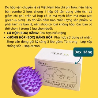 [Bill] Lược Gội Đầu Massage Thư Giãn Heeta