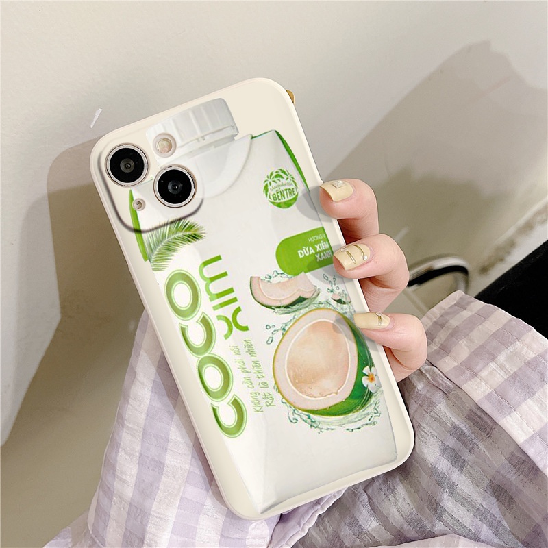 Ốp lưng iphone Vỏ kẹo nước uống coco nớt iphone 7 8 Plus 6 6s Plus 11 13 12 14 Pro MAX XR X XS MAX SE 2020 tr1236