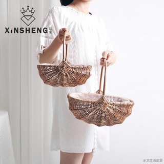 ✈❄▣Giỏ Hoa Hình Dưa Hấu Sáng Tạo Độc Đáo