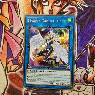 Thẻ bài Yugioh chính hãng | Harpie Conductor | BLHR Secret rare.