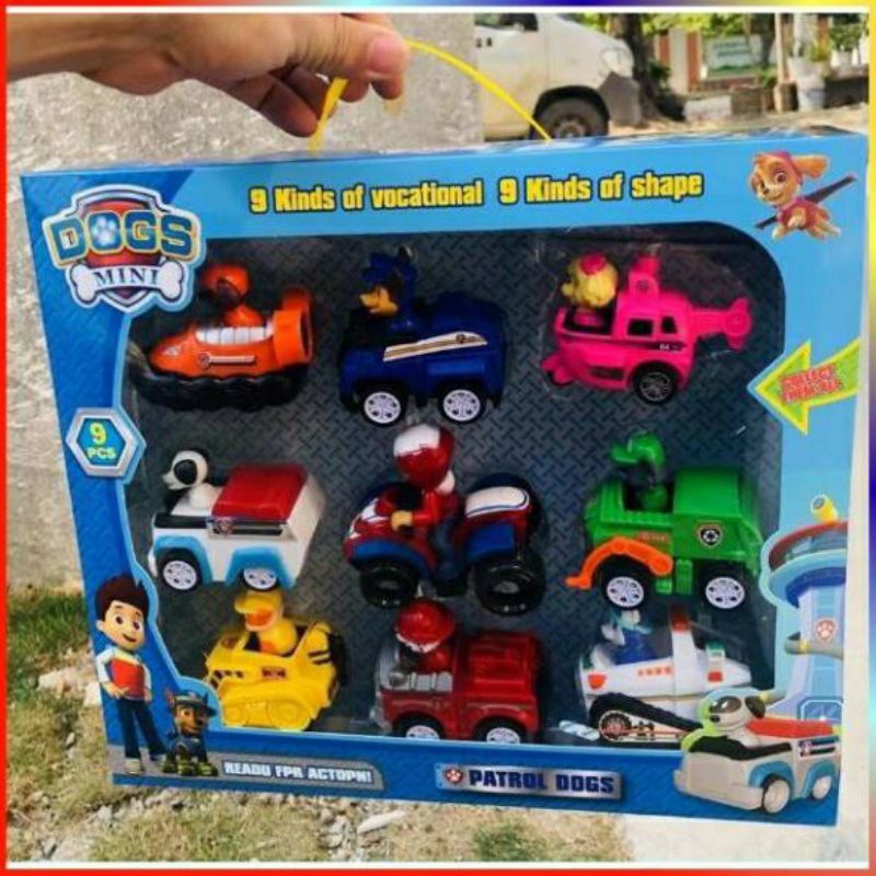 [Freeship Đơn 50k]_ Chú Chó Cứu Hộ Paw Patrol Mô Hình 6 Con , 7 Con, 9 Con Đồ Chơi Cho Bé