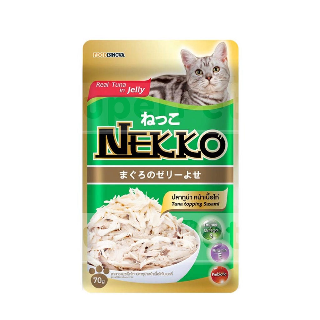 Pate Nekko Thạch JELLY Cho Mèo Mọi Lứa Tuổi (70g) Nhâp Thái SUPERPETS VIỆT NAM