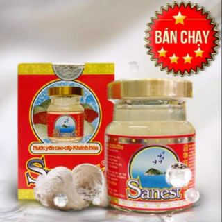 Combo 6 hũ yến sào Sanest Khánh Hòa Có đường (KL:6 lọ x 70ml)