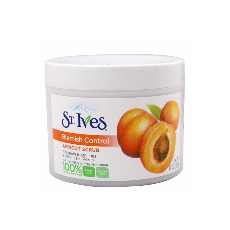 Follow 25/10 Hủ Kem Tẩy Tế Bào Chết St.Ives Fresh Skin Apricot Scrub 283gr