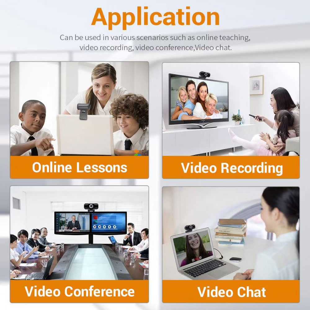 Webcam Hd 1080p Escam Với Micro Video 2mp Pvr006 Cho Laptop | BigBuy360 - bigbuy360.vn