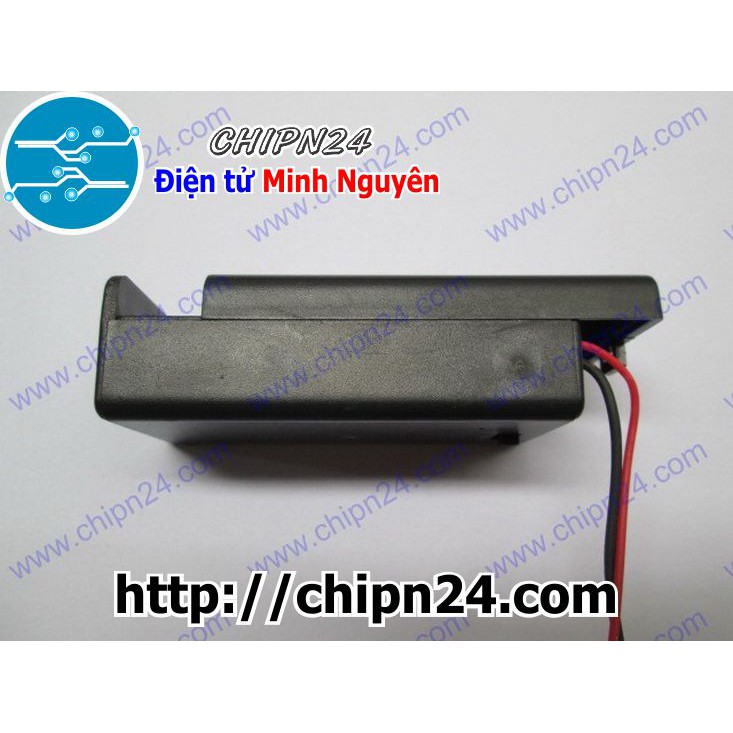 [1 VIÊN] Hộp Đế Pin 9V có nắp