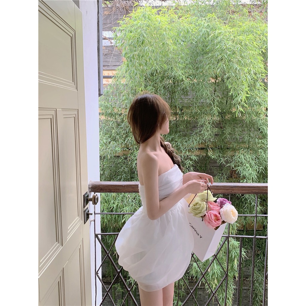 Đầm ngắn dáng phồng thiết kế thời trang xinh xắn dành cho nữ