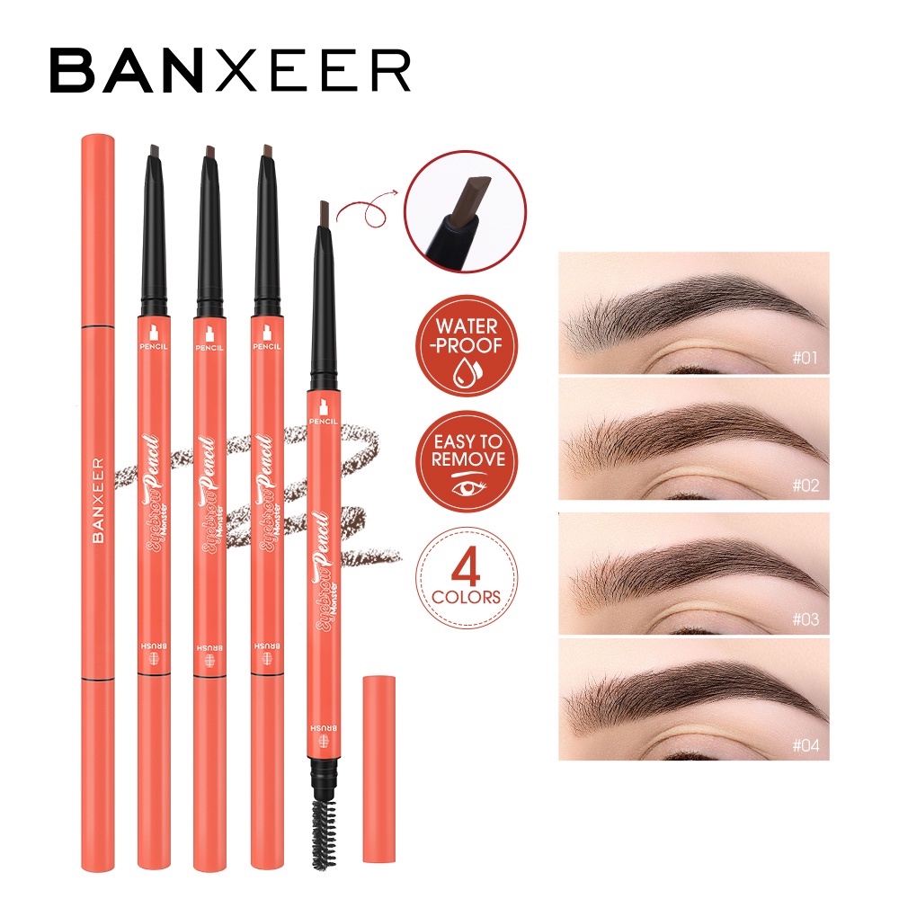 Chì kẻ lông mày BANXEER không thấm nước với  Dễ dàng loại bỏ 4 màu tùy chọn 20g | BigBuy360 - bigbuy360.vn